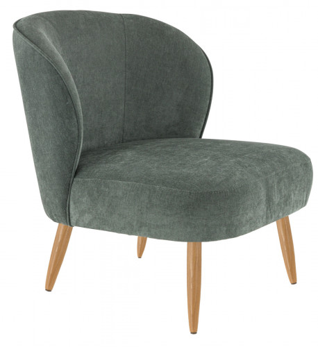 Fauteuil vert 52x70x72 cm Clothilde Flexmob