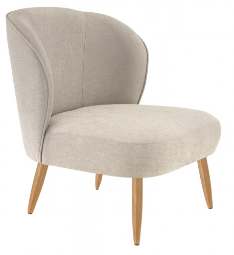 Fauteuil greige 52x70x72 cm Clothilde Flexmob