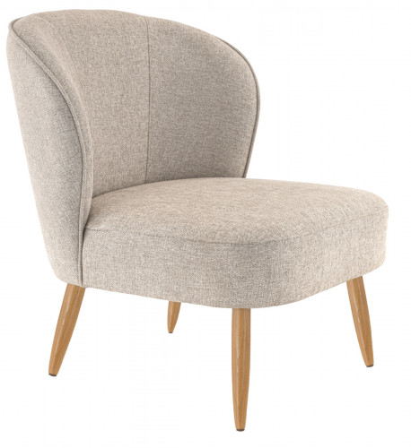 Fauteuil greige 52x70x72 cm Eugenie Flexmob