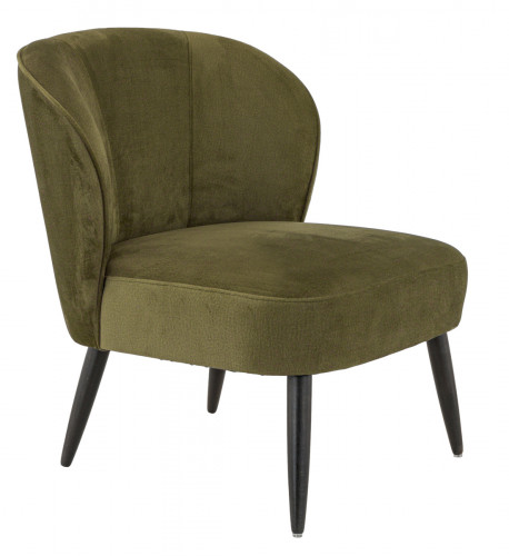 Fauteuil vert olive 52x70x72 cm Matisse Flexmob