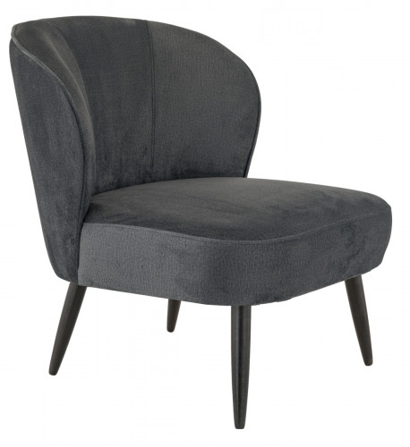 Fauteuil gris anthracite 52x70x72 cm Matisse Flexmob